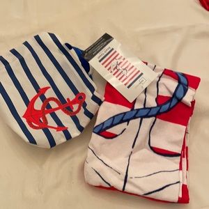 Mainstays 🎉3 for $30.🎉 Beach Towel and bag  (OLCC)